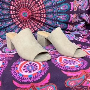 Heeled open toed sandals